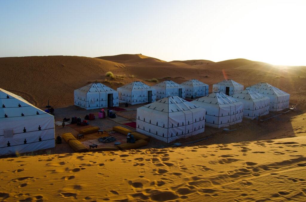 sunset Desert camp